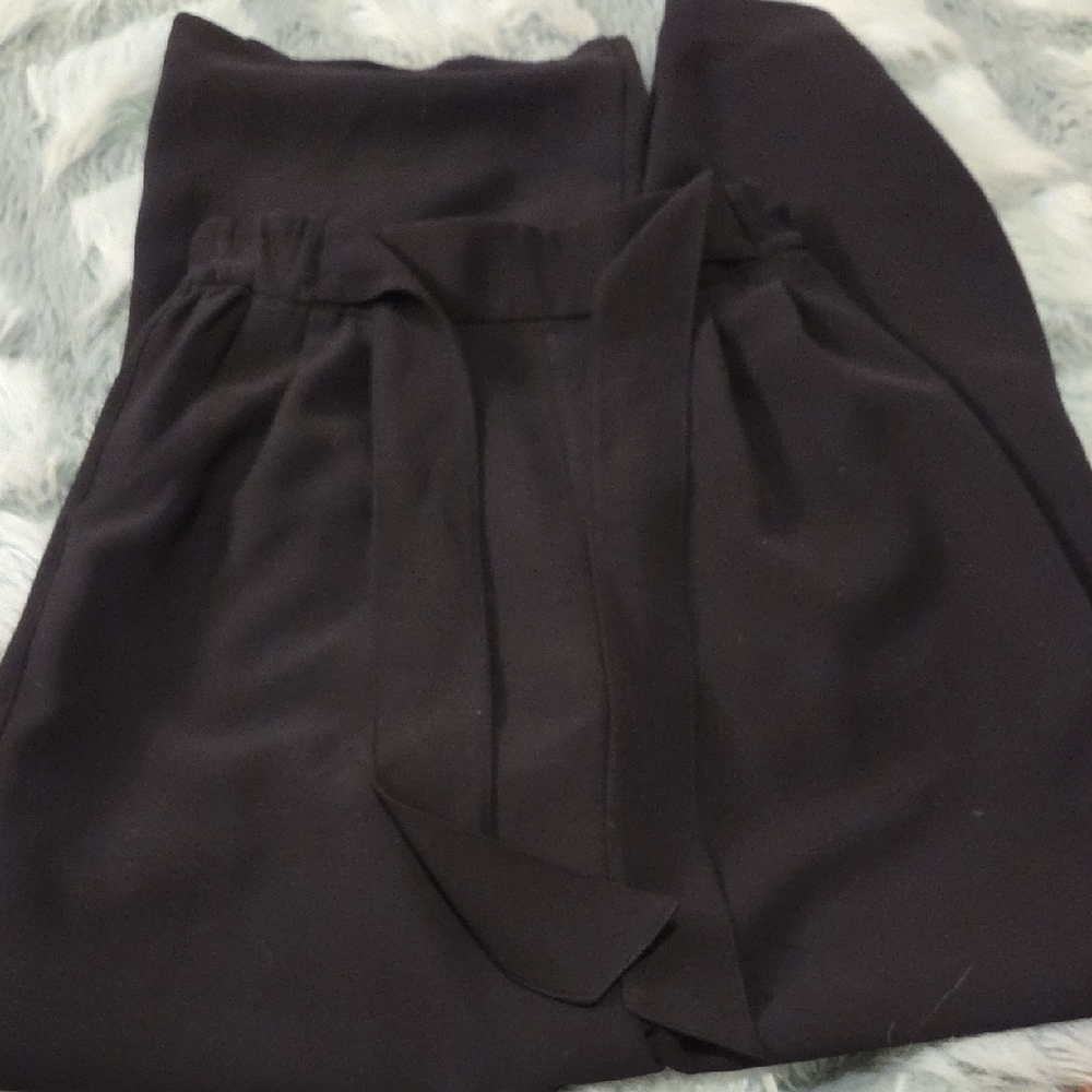 Black High-Waisted Pants